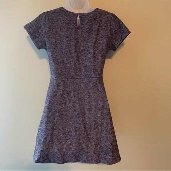 Zara Kids Collection Cinched Gray Knit Dress - Picture 3 of 4